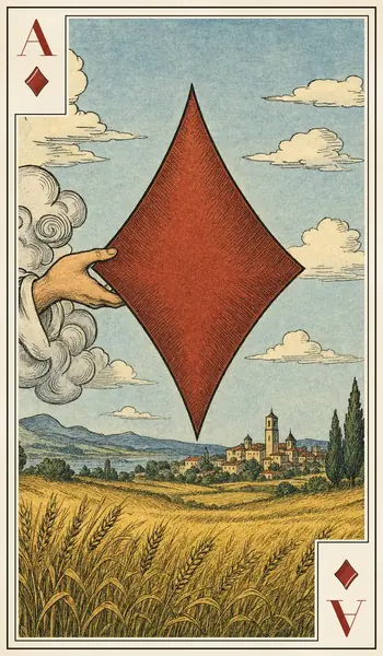 Ace of Diamonds playing card