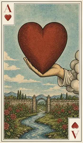 Ace of Hearts playing card