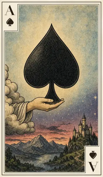 Ace of Spades playing card