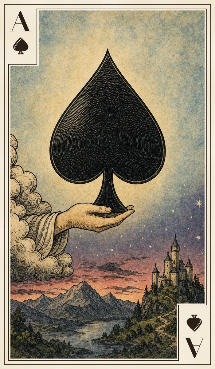 Ace of Spades playing card