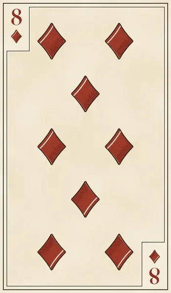 Eight of Diamonds playing card
