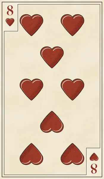 Eight of Hearts playing card