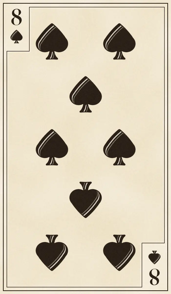 Eight of Spades playing card