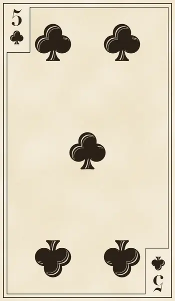 Five of Clubs playing card
