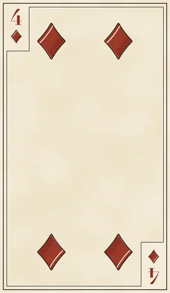 Four of Diamonds playing card
