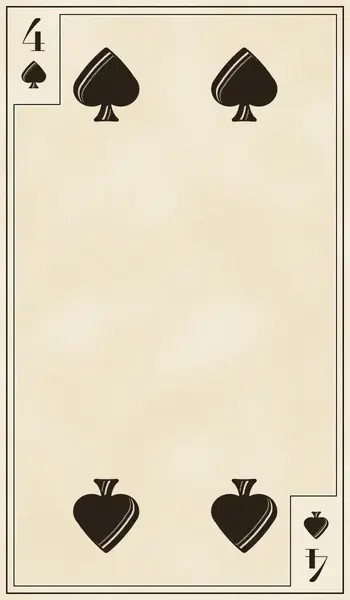 Four of Spades playing card