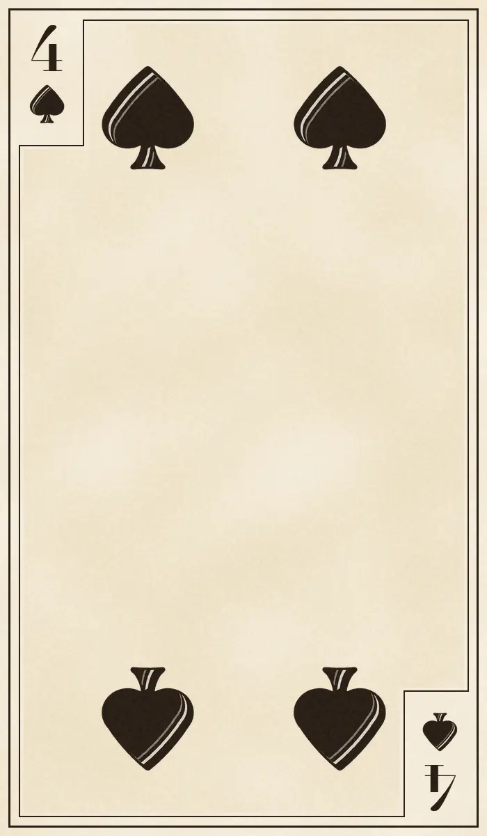 Four of Spades playing card