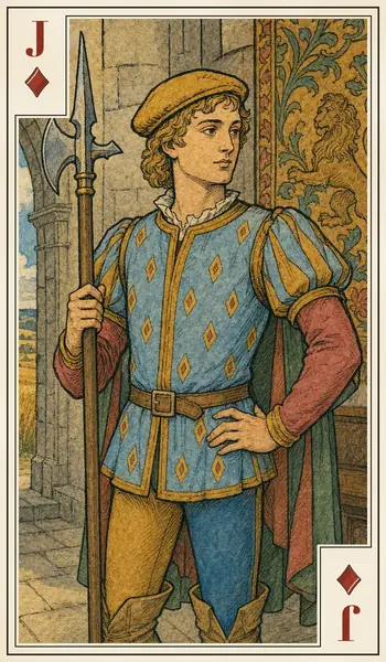 Jack of Diamonds playing card