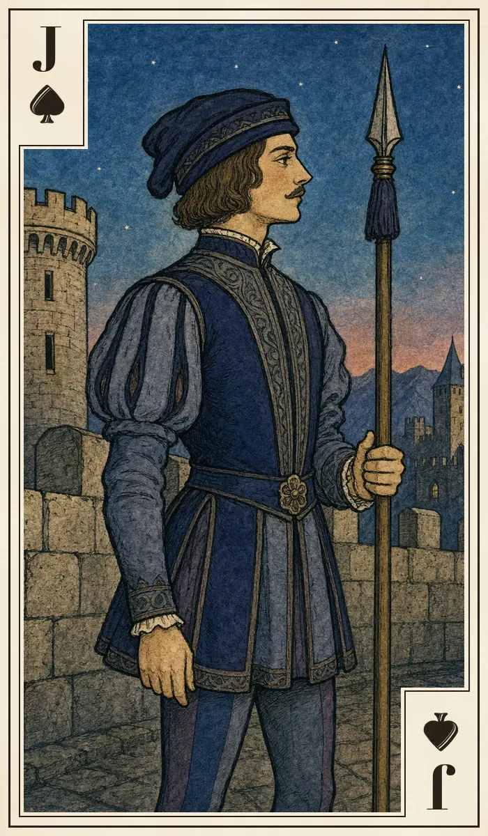 Jack of Spades playing card