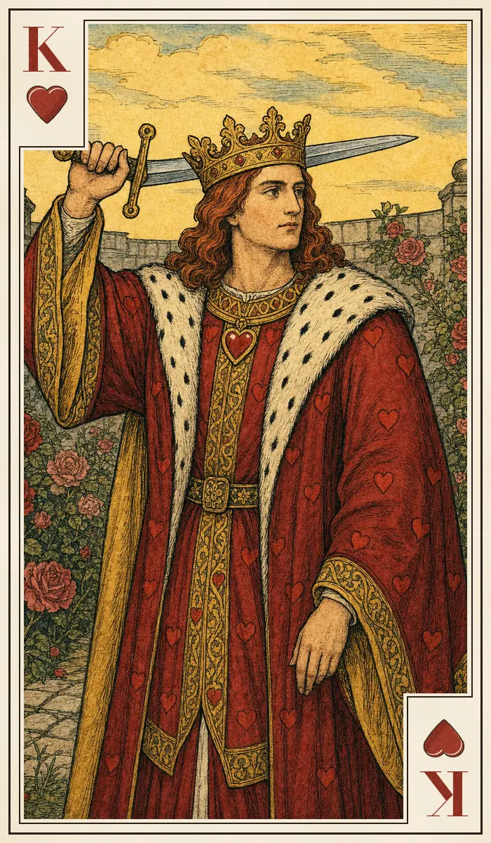King of Hearts playing card