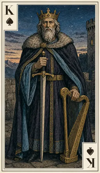 King of Spades playing card