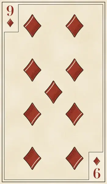 Nine of Diamonds playing card