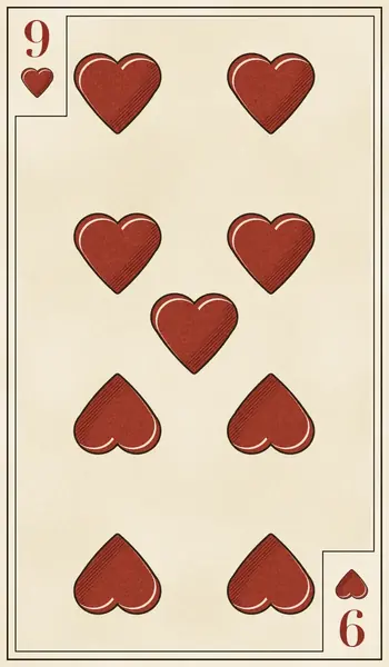 Nine of Hearts playing card