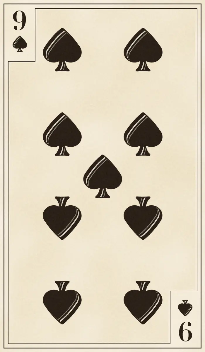 Nine of Spades playing card
