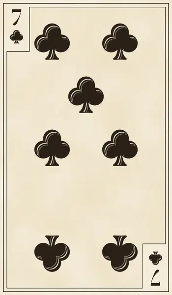 Seven of Clubs playing card