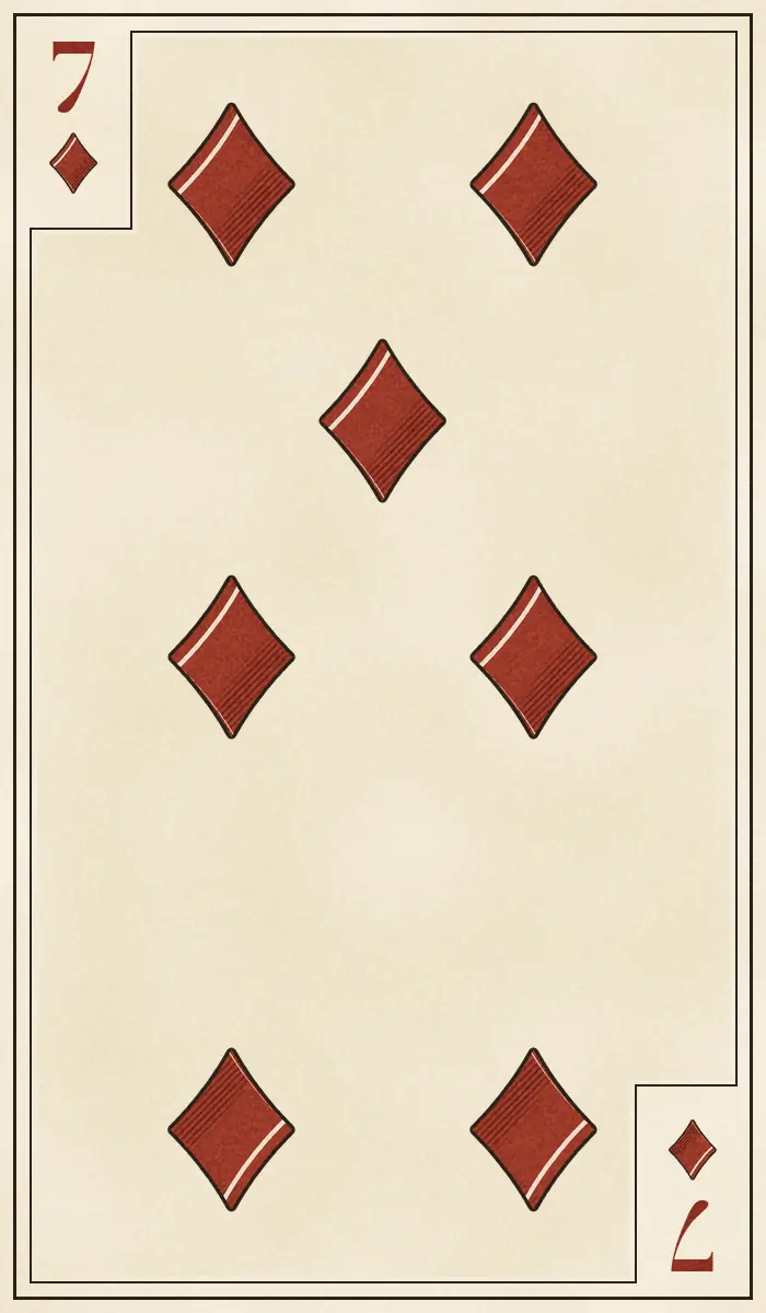 Seven of Diamonds playing card