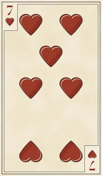 Seven of Hearts playing card