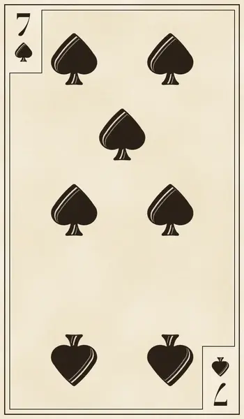 Seven of Spades playing card