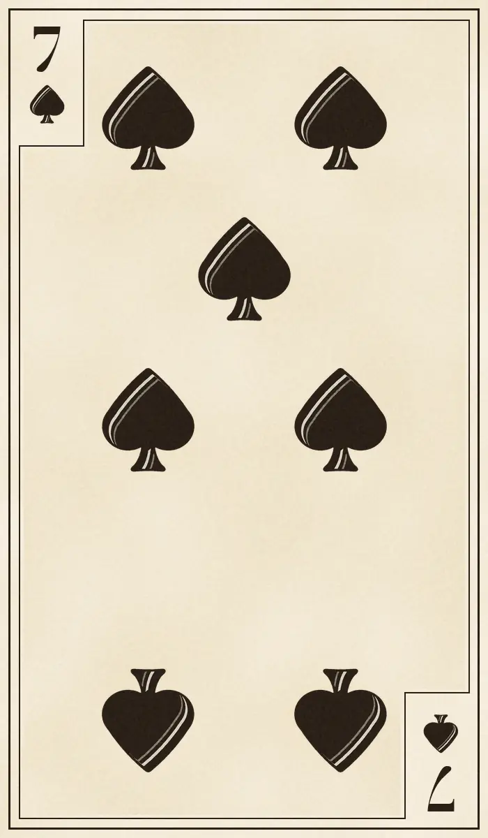 Seven of Spades playing card