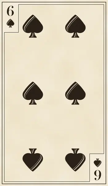 Six of Spades playing card
