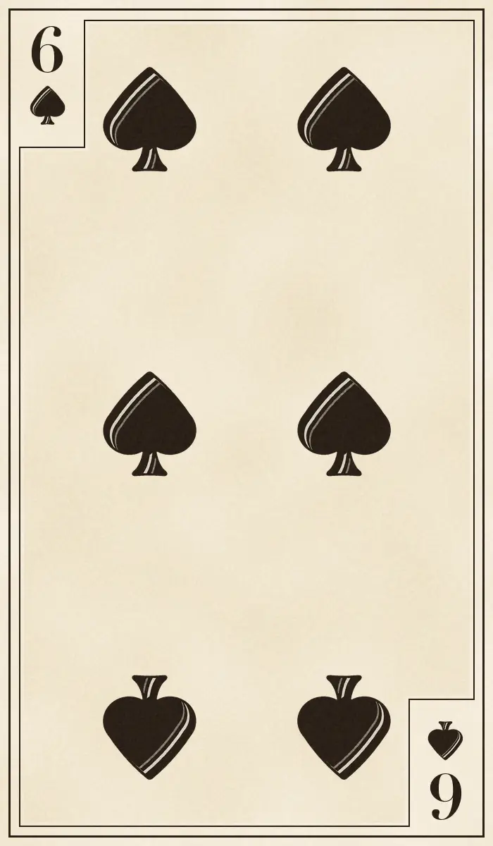 Six of Spades playing card