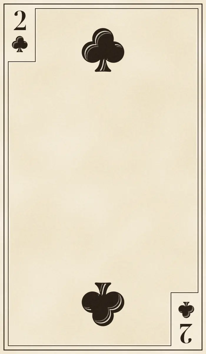 Two of Clubs playing card