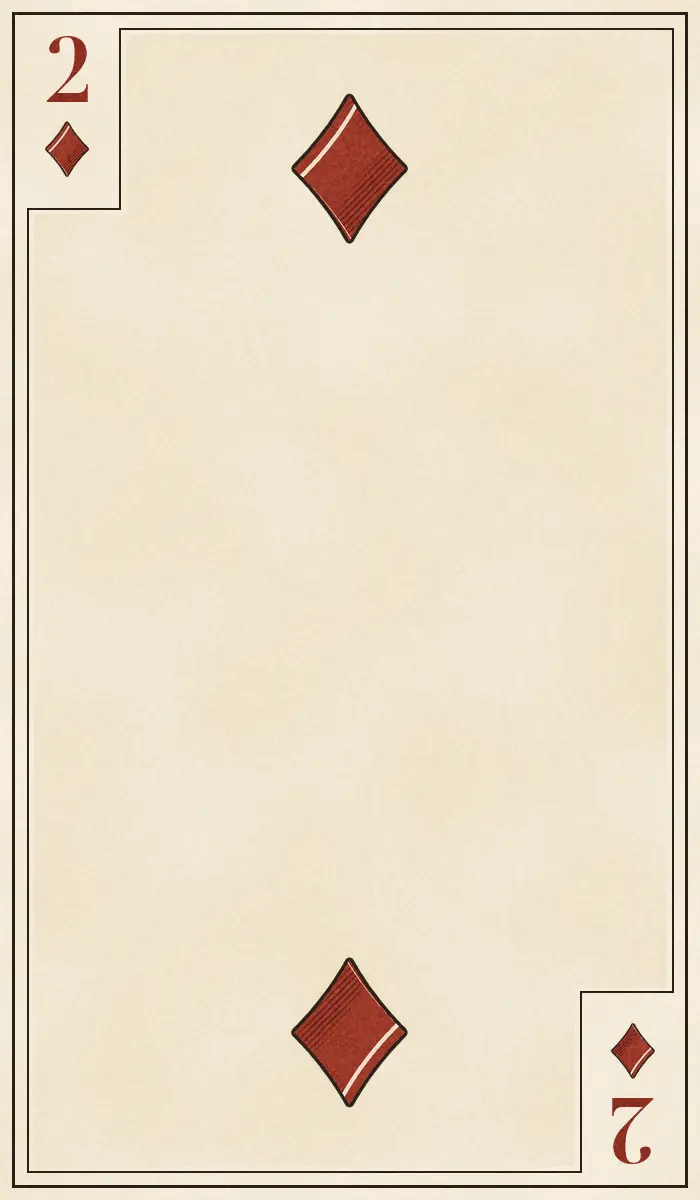 Two of Diamonds playing card