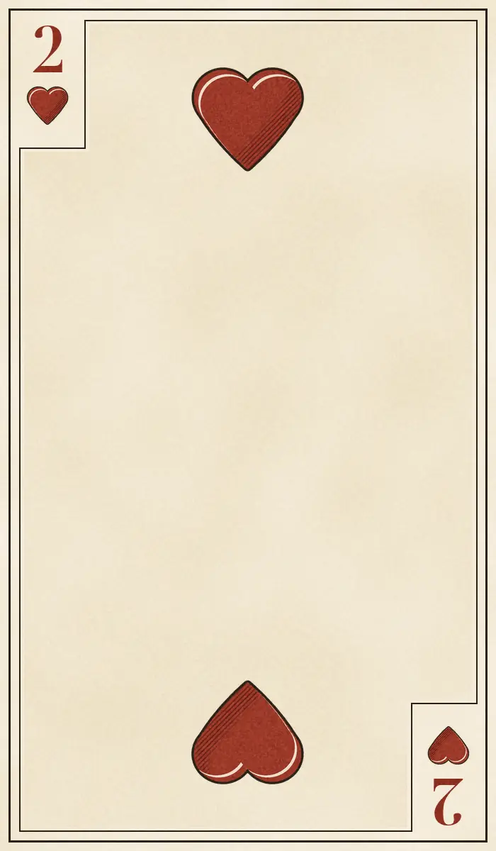 Two of Hearts playing card