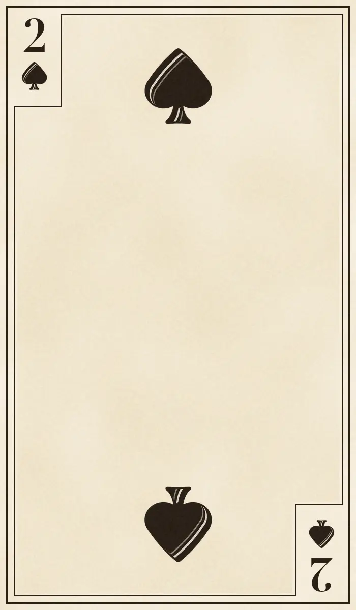 Two of Spades playing card