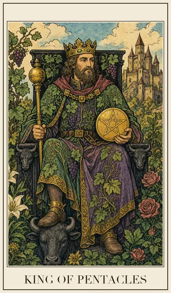 King of Pentacles tarot card
