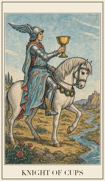 Knight of Cups tarot card