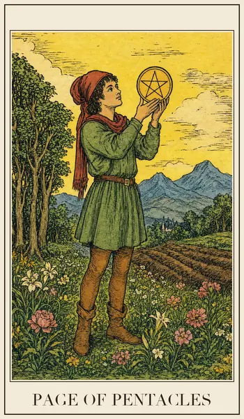 Page of Pentacles tarot card