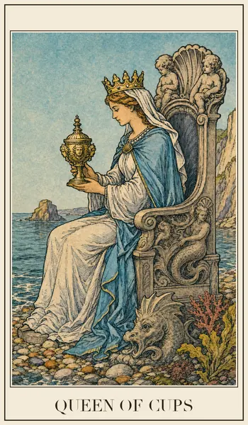 Queen of Cups tarot card