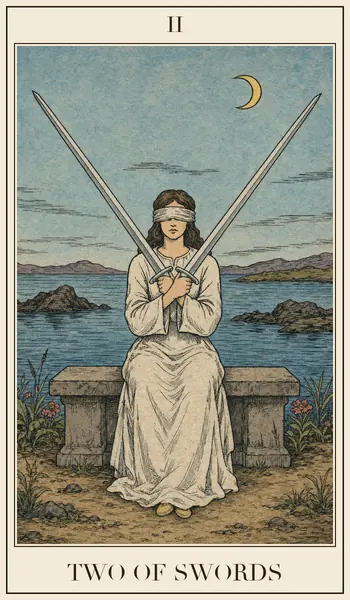 Two of Swords tarot card